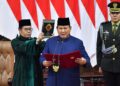 Pelantikan Prabowo Subianto dan Gibran Rakabuming Raka sebagai Presiden dan Wakil Presiden RI 2024-2029