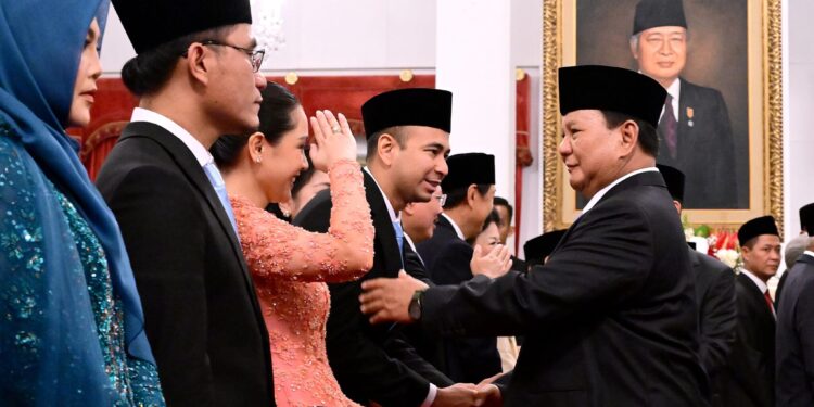 Presiden Prabowo Subianto Lantik Sejumlah Pejabat Negara